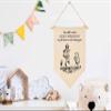 Nursery Wall Flag Decoration,Baby Bedroom Pennant Decor,Playroom Sign, Decoration,Nursery Banner Decor Gift for Boy Girl Kids,Baby Present Shower,New Home Birthday Christmas Gifts view 2