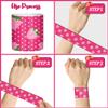 YYMYMGJ 48PCS Strawberry Party Favors Slap Bracelets Berry First Birthday Party Supplies Decorations for Baby Shower Sweet 1st Birthday Party view 4