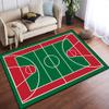 3D Basketball Print Court Sport Area Rug Rugs,Non-Slip Locking Edge Carpet Thickened Large Size Door Mat,Ki*d-s Playroom, Living Room Carpet or Classroom Accent Rug, Soft Machine Washable Floor Carpet view 1