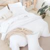 weigelia Queen Comforter Set White Comforter Set Queen 7 Pieces Bed in a Bag Queen Size Bedding Set with Fitted Sheets, Flat Sheets, Pillow Shams and Pillowcases view 2