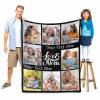 Customized Blanket with Pictures and Text for Mom, Personalized Gifts for Mother's Day, Birthday, Christmas - Love You Mom in Soft Throws 40"x50" view 4
