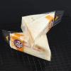 Typutomi 200 Pcs Plastic Wrappers for Sandwiches, Disposable Transparent Sandwich Containers Sandwich Wedge Box Triangle Bakery Packaging, Easy to Tear(Orange) view 3