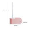 KAAZEE Toilet Brush Wall Mounted Without Drilling Toilet Cleaning Set, Toilet Brush and Holder Set, Creative Toilet Brush Set for Bathroom for Home Bathroom view 2