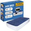 Greaton Medium Firm Air Mattress with Electric Pump, Waterproof Comfort Coil Technology Bed, Portable Multi-Purpose Sleeping Mattresses for Camping and Guest, 300lb Weight Capacity, Twin-14, Blue view 1