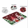 Christmas Gnomes Dish Drying Mat for Kitchen Counter, Winter Snowflake Xmas Tree Red Black Plaid Absorbent Reversible Dish Drainer Rack Mats for Coffee Bar Mats 16''x18'' 1 PCS view 2