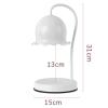 Candle Warmer Lamp Melting Wax Lamp Lily of The Valley Candle Lamp Metal Dimmable Candle Warmer Lamp with 2 Bulbs for Living Room Room Decor Home Decoration view 2