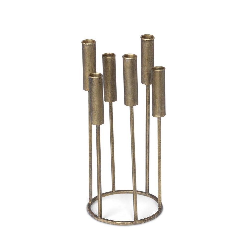 Park Hill Collection Iron Multi Height Taper Candleholder,14.5- inch Tall