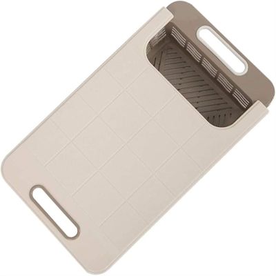 Kitchen Clock Adjustable Kitchen Plastic Chopping Block Multifunctional Drawer Storage Chopping Block Double Layer Cutting Board Wall Clocks For Living Room