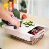 Kitchen Clock Adjustable Kitchen Plastic Chopping Block Multifunctional Drawer Storage Chopping Block Double Layer Cutting Board Wall Clocks For Living Room view 4