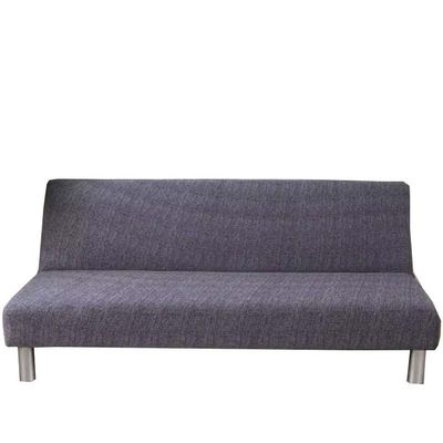 Stretch Armless Sofa Cover 2/3 Seater Futon Slipcovers Universal Armless Sofa Bed Cover Furniture Protector for Foldable Futon Armless Couch Cover with Elastic Bottom ( Color : #78 , Size : 120-150cm