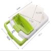 Kitchen Clock Household Plastic Telescopic Removable Multi-function Cutting Chopping Board KitchenCutting Board Juice Groove Wall Clocks For Living Room (Color : B) view 2