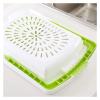 Kitchen Clock Household Plastic Telescopic Removable Multi-function Cutting Chopping Board KitchenCutting Board Juice Groove Wall Clocks For Living Room (Color : B) view 3