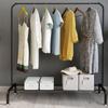 AZHANGYB Clothes Rack, Industrial Pipe Clothing Garment Rack On Wheels With Brakes, Heavy Duty Sturdy Metal Rolling Clothing Coat Rack Holder (A) view 1