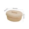 BOOMLATU Weave Rope Round Storage Basket with Lid,Cute Small Basket Idea for Organizing and Storing (Style 19) view 2