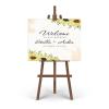 Welcome to Our Wedding Welcome Sign Floral Wood Home Sign Welcome To Our Happily Ever After Personalized Wedding Wood Guestbook for Wedding Reception Ceremony Engagement Party Decorations 16x20 view 4