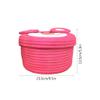 BOOMLATU Weave Rope Round Storage Basket with Lid,Cute Small Basket Idea for Organizing and Storing (Style 3) view 3