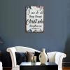 Bible Verse PHILIPPIANS 413 Farmhouse Decor,Antique Bible Verse,Rustic Sign,Personalized Metal Tin Sign Print Decoration for festival Gifts for Friend Family,Retro Home Decor Wall Art 5.58 inch view 3