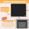 Magnet Fireplace Cover, Fireplace Draft Blocker, Fireplace Blanket for Heat Loss, Fireplace Cold Air Blocker, Fireplace Draft Cover for Inside Fireplace, Black(32" W x 30" H) view 2