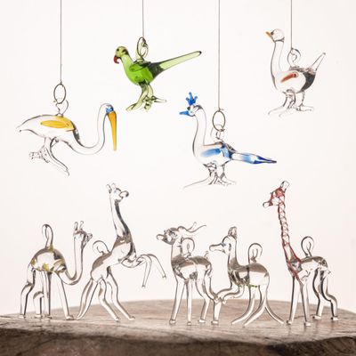 9 Piece Animal Christmas Ornament- Bird Christmas Ornament Set- Animal Christmas Decorations- Bird Christmas Tree Ornaments- Kids Nursery Decoration- Kids Ornament- Kids Christmas Ornament Decoration