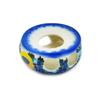 Polmedia Polish Pottery Heater UNIKAT - Sunflower Pattern Handmade in Boleslawiec Poland by Ceramika Dalia + Certificate of Authenticity view 1