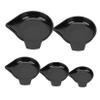 GANAZONO 5 Pack Electronic Scale Trays Mini Weighing Dish for Jewelry and Small Items Stackable Plastic Weighing Pan 4.13 X 3.93 X 0.59 in Smooth Round Edges view 1
