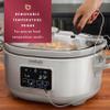 Crockpot Programmable 7-Quart Cook & Carry Slow Cooker with Sous Vide Stainless Steel view 3