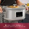 Crockpot Programmable 7-Quart Cook & Carry Slow Cooker with Sous Vide Stainless Steel view 4