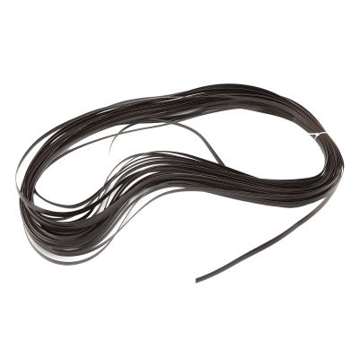 Wicker Repair Kit Patio Sofa Repair Durable Cuttable Plastic Wicker (Double Sided Dark Brown) for Outdoor Furniture Restoration