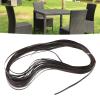 Wicker Repair Kit Patio Sofa Repair Durable Cuttable Plastic Wicker (Double Sided Dark Brown) for Outdoor Furniture Restoration view 2