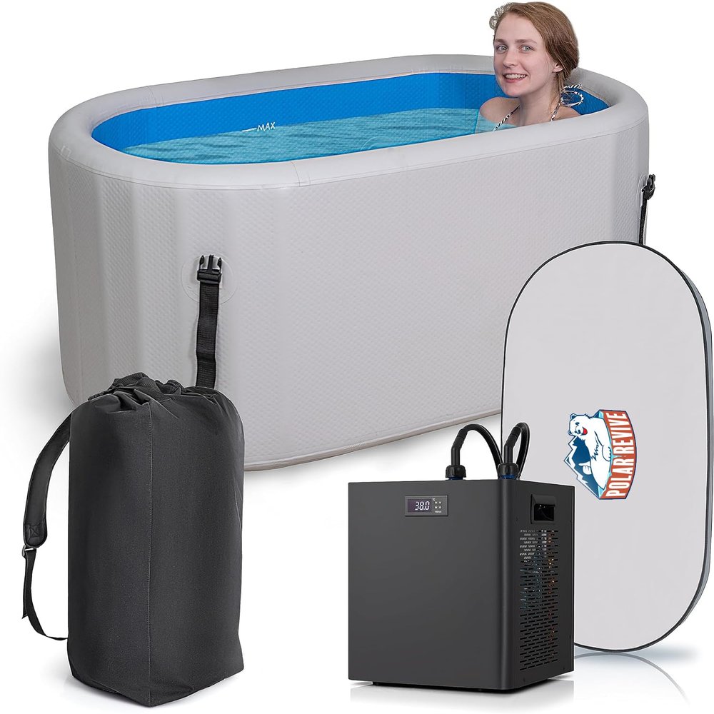 Polar Revive Inflatable Ice Bathtub With Chiller