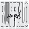 Buffalo New York Souvenir Vinyl Decal Sticker Clear Script Design 3 Inch view 1