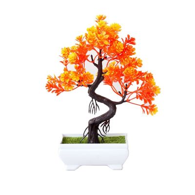 Artificial Trees Artificial Plants Bonsai Tree Pot Plants Fake Flowers Potted Ornaments for Home Decoration Garden Decor Artificial Bonsai (Color : A-05)