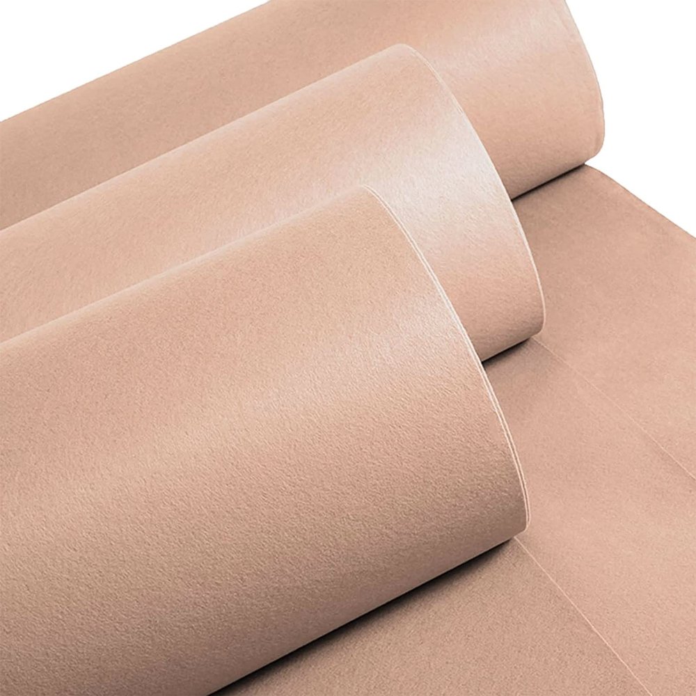 Champagne Wedding Aisle Runner Carpet, 2mm Thickness Runner Rugs Roll Non-Slip Runway Rug for Wedding Church Party Decoration Prom Business Outdoor, Polyester (Size : 1.5x30m)