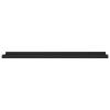 Gecheer Floating Wall Shelves, Set of 2 Black MDF 31.5 in Wall Mounting Shelves for Home Decor, Picture Frames, and Wall Art Display view 4