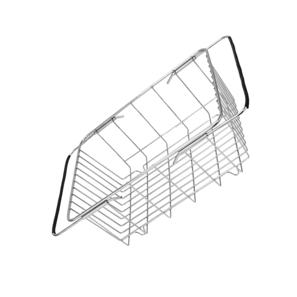Angoily Over Sink Dish Rack Large White Multi-Hole Dish Drying Rack Kitchen Sink Drainer