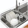 Angoily Over Sink Dish Rack Large White Multi-Hole Dish Drying Rack Kitchen Sink Drainer view 4