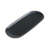 KUMGROT Candle Plate Stainless Steel Candle Tray Candle Holder Plate Decorative Small Bathroom Sink Vanity Trays Candle Dish for Jewelry Candle Trimmer (9 Inch Black) view 1