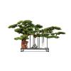 Artificial Trees Artificial Bonsai Tree 50.3 Inches Large Decor Simulation Welcome Pine Bonsai Tree Indoor Desktop Decoration Green Simulation Plant Artificial Bonsai view 1