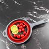 1/2PCS Foldable Silicone Strainer Colanders,Collapsible Colanders Fruit Vegetable Washing Basket Strainer with Handle for Kitchen(2Pcs) view 4