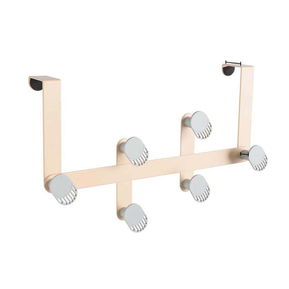 LUCBEI Wall Mounted Coat Rack Nordic Coat Rack Behind Door Clothes Hanger Space Saving Coat Rack Clothing Living Room Garment Wardrobe Home Furniture Coat Rack Hat Rack with Hooks (Color : Style 2)