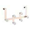 LUCBEI Wall Mounted Coat Rack Nordic Coat Rack Behind Door Clothes Hanger Space Saving Coat Rack Clothing Living Room Garment Wardrobe Home Furniture Coat Rack Hat Rack with Hooks (Color : Style 2) view 1