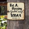ArogGeld Be A Blessing to Someone Today Proverbs 11:25 Tin Sign Inspiring Literary Quote Aluminum Sign Wall Art Home Decor Funny Wall Sign Decor for Home Bar Pub Garage Road Man Cave 15.2x15.2in view 2