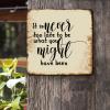 ArogGeld Inspirational Literary Quote Metal Sign It is Never Too Late to Be What You Might Have Been Metal Wall Art Home Wall Decoration Unique Metal Plaque for Bar Cafe Man Cave 10x10in view 2