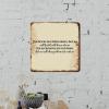 ArogGeld Inspiration Bible Scripture Metal Sign But We Will Build with Hewn Stones Metal Tin Sign Home Sign Wall Decor Funny Iron Painting for Home Cafe Pub Bar Shop Garage 15.2x15.2in view 3