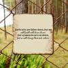 ArogGeld Inspiration Bible Scripture Metal Sign But We Will Build with Hewn Stones Metal Tin Sign Home Sign Wall Decor Funny Iron Painting for Home Cafe Pub Bar Shop Garage 15.2x15.2in view 4