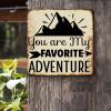 ArogGeld Motivational Christian Scripture Tin Sign You are My Favorite Adventure Metal Wall Art Wall Art Home Decor Modern Wall Sign Decor for Bar Pub Club Cafe Home Man Cave 15.2x15.2in view 2