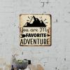 ArogGeld Motivational Christian Scripture Tin Sign You are My Favorite Adventure Metal Wall Art Wall Art Home Decor Modern Wall Sign Decor for Bar Pub Club Cafe Home Man Cave 15.2x15.2in view 3