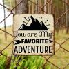 ArogGeld Motivational Christian Scripture Tin Sign You are My Favorite Adventure Metal Wall Art Wall Art Home Decor Modern Wall Sign Decor for Bar Pub Club Cafe Home Man Cave 15.2x15.2in view 4