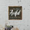 ArogGeld Positive Family Phrase Tin Sign This Wine is Awful Get Me Another Glass Metal Tin Sign Decorative Home Wall Art Modern Metal Art Plaque for Home Bar Shop Man Cave Garage 15.2x15.2in view 3
