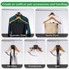18 Pcs Hangers Space Saving,Clothes Hanger Connector Hooks,Heavy Duty Plastic Hangers Hooks,Clothes Hanger Connector Hooks,Wardrobe Organizers and Storage view 4